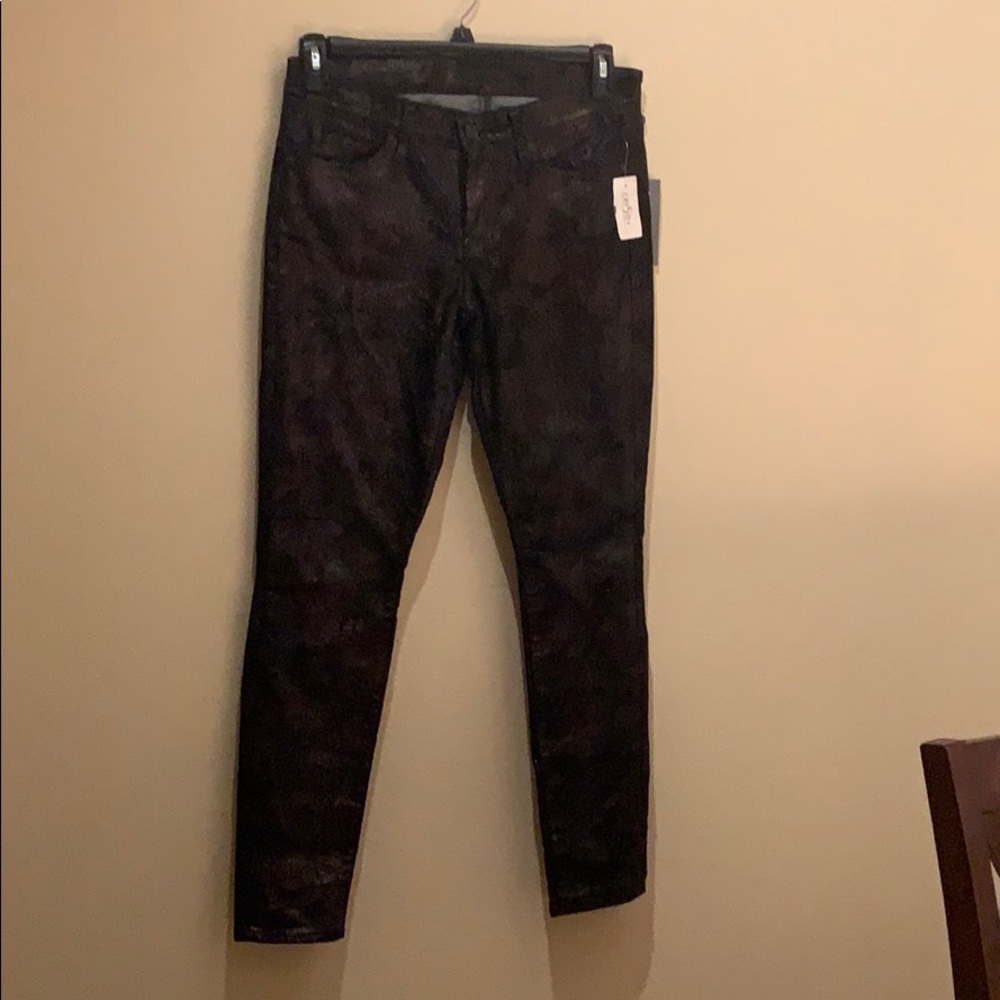 7 for all man kind coated pants.